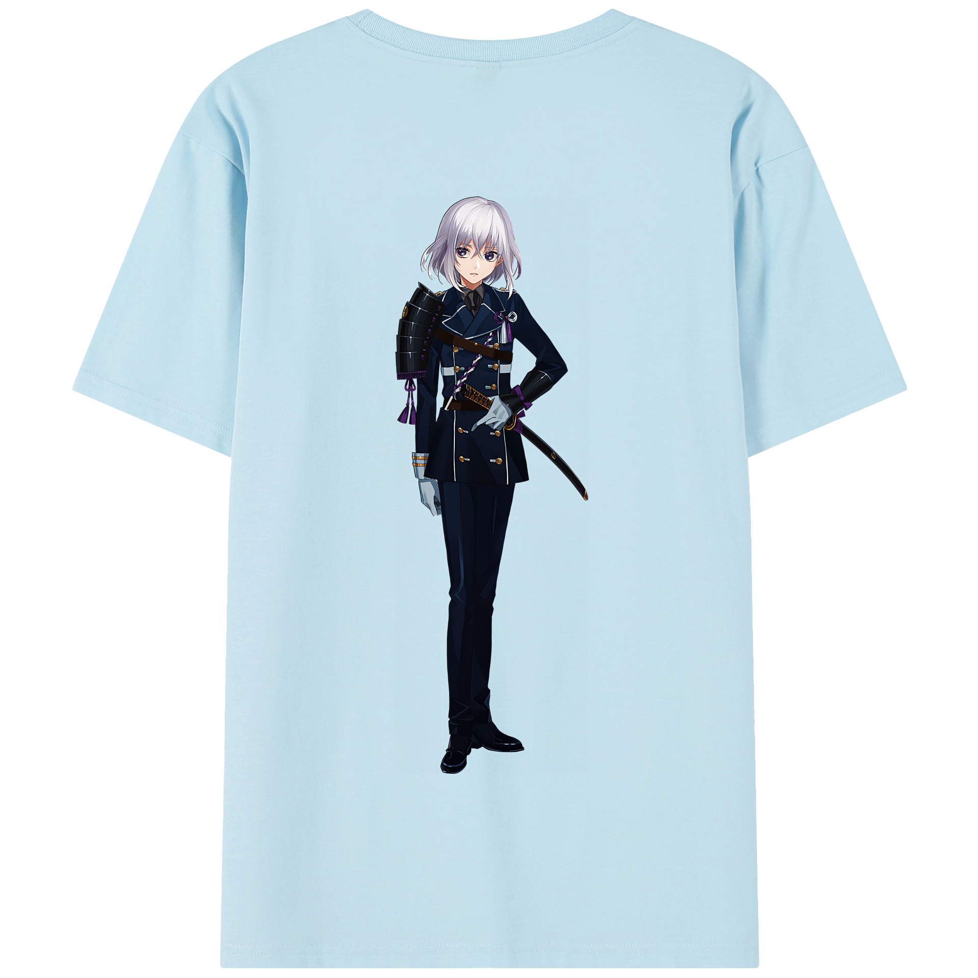 （画像用） 刀剣乱舞 Touken Ranbu 綿100％半袖Tシャツ（背面プリント）